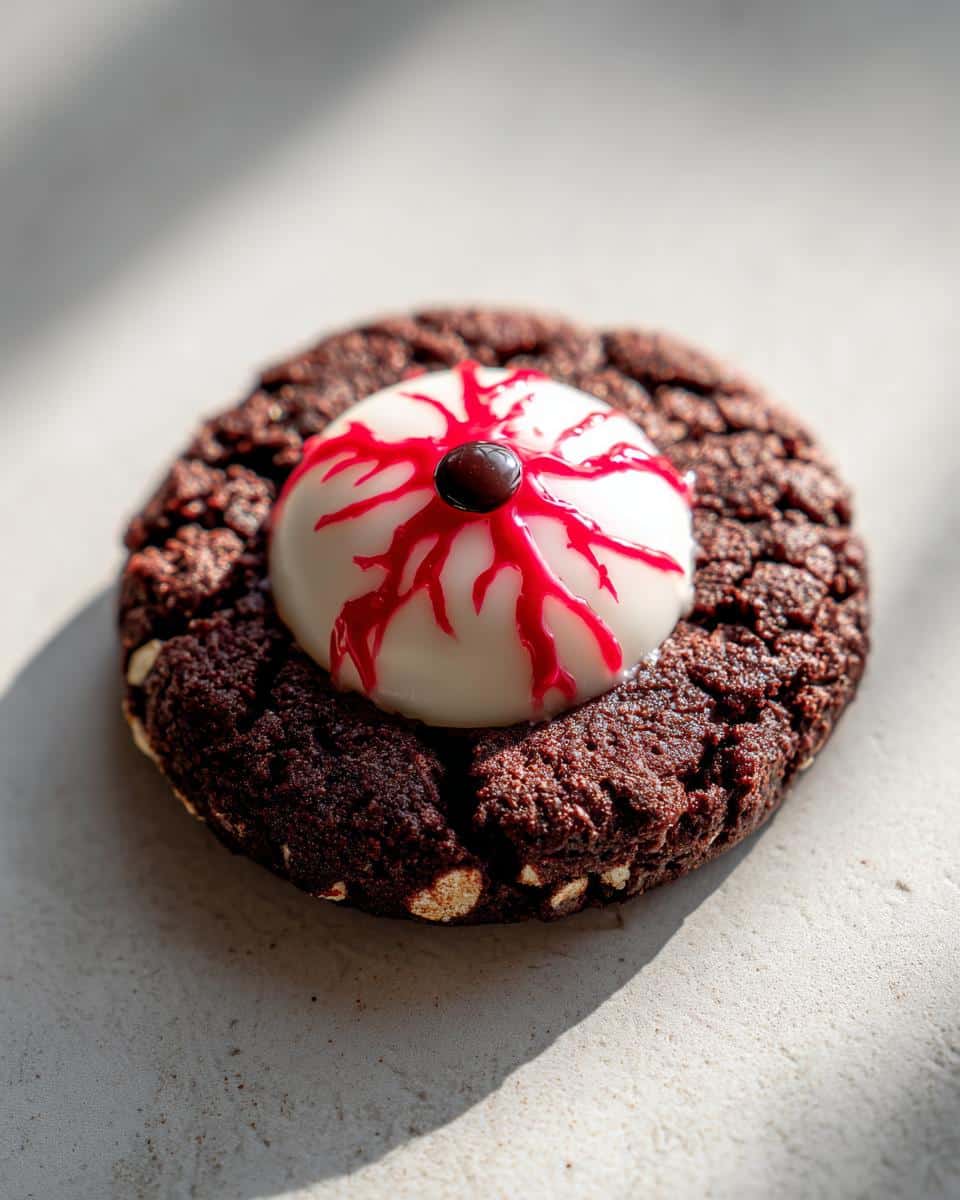 Halloween Eyeball No-Bake Cookies : in 20 Minutes 9 Halloween Eyeball No-Bake Cookies. - detail 3