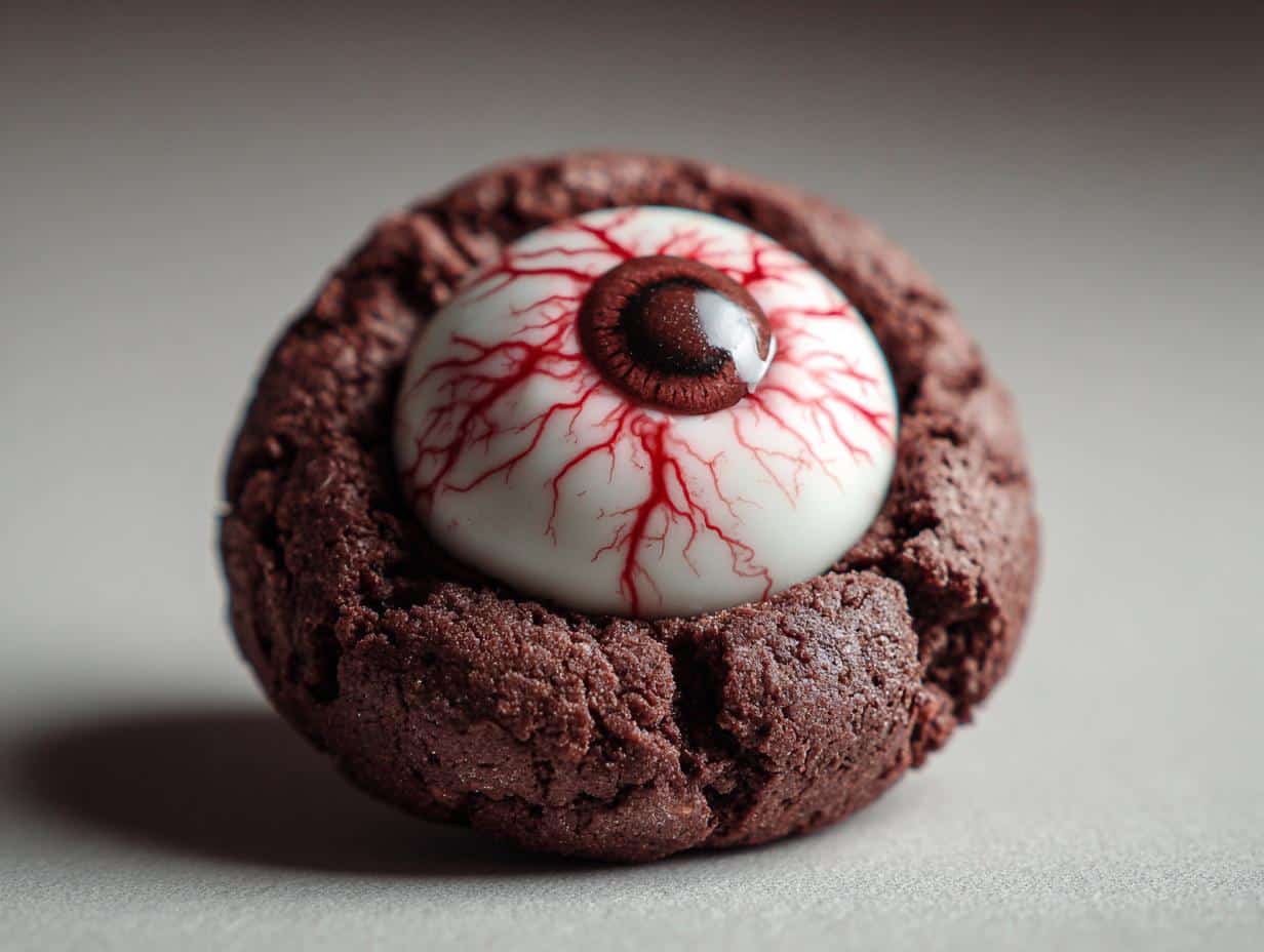 Halloween Eyeball No-Bake Cookies : in 20 Minutes