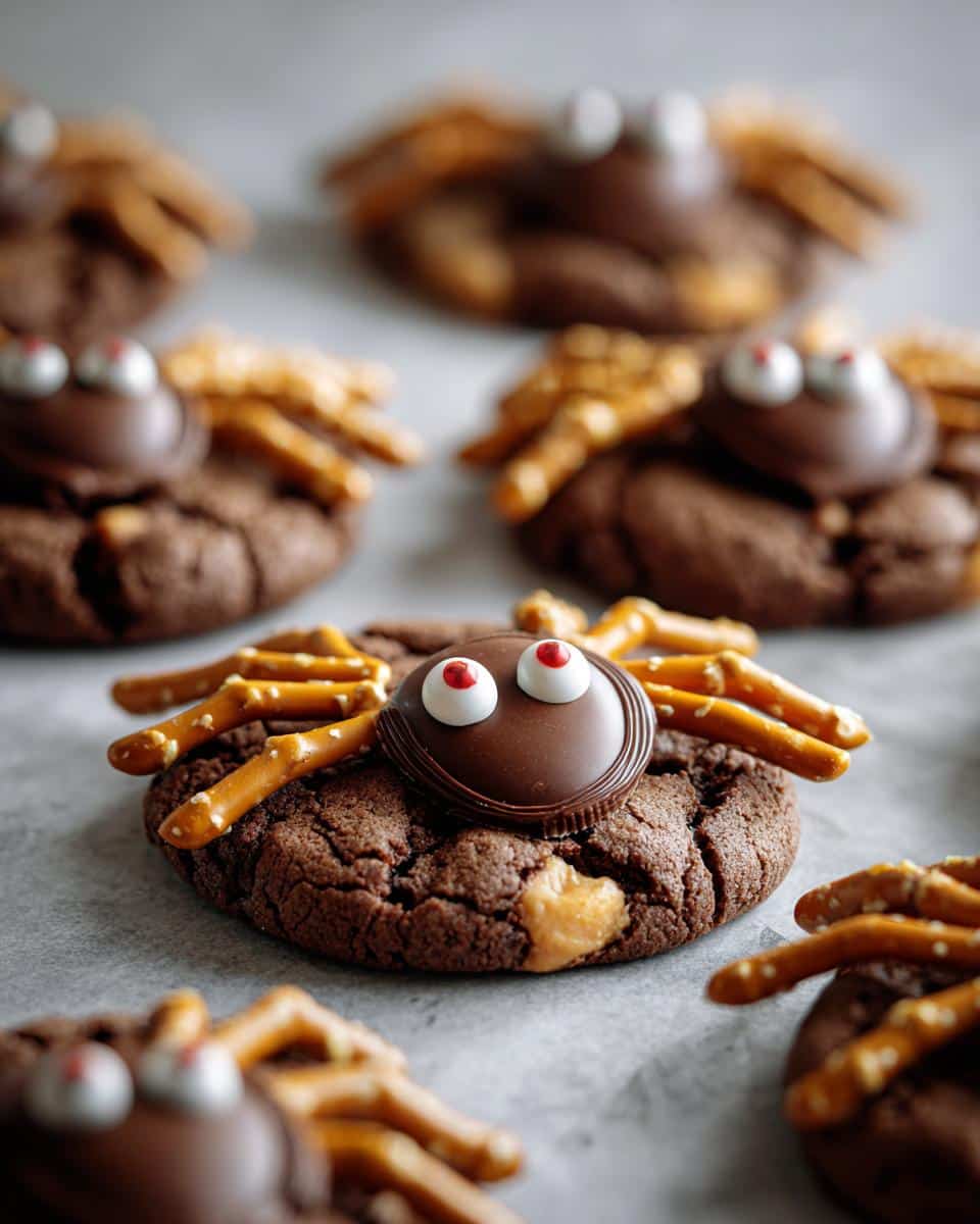 Halloween Spider Cookies. - detail 1