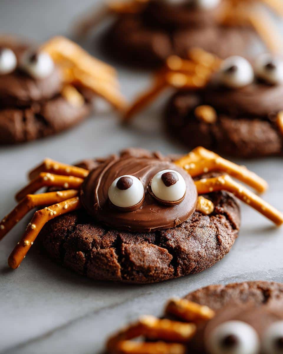 Halloween Spider Cookies. - detail 3