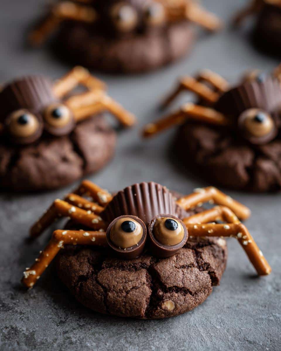 Halloween Spider Cookies. - detail 4