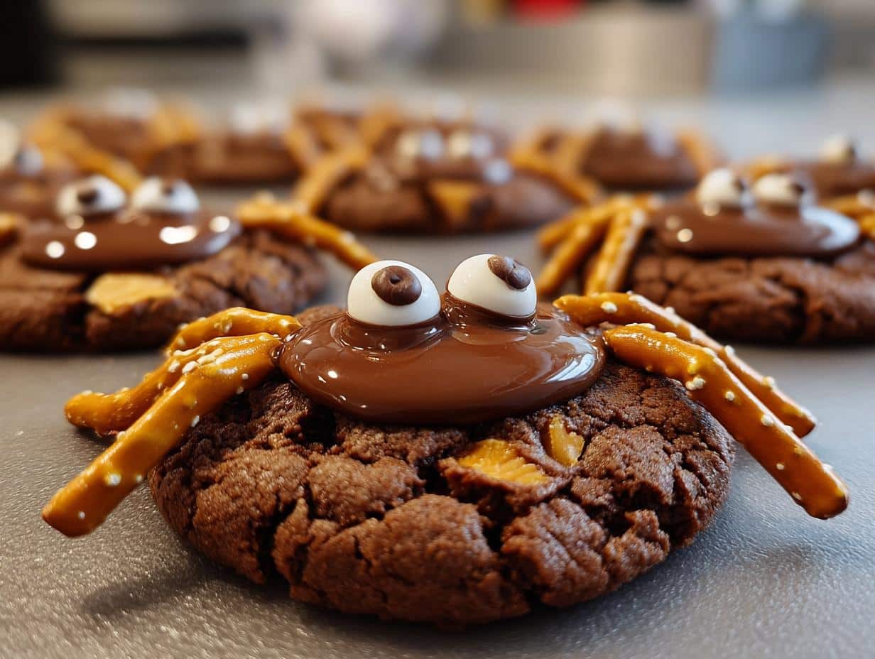 Spooky 30-Minute Halloween Spider Cookies Kids Crave