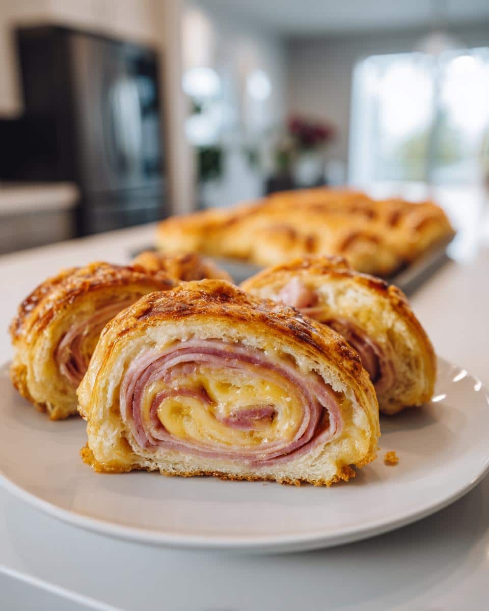 3-Ingredient Ham and Cheese Pinwheels Are Irresistible Bliss 8 Ham and Cheese Pinwheels - detail 3