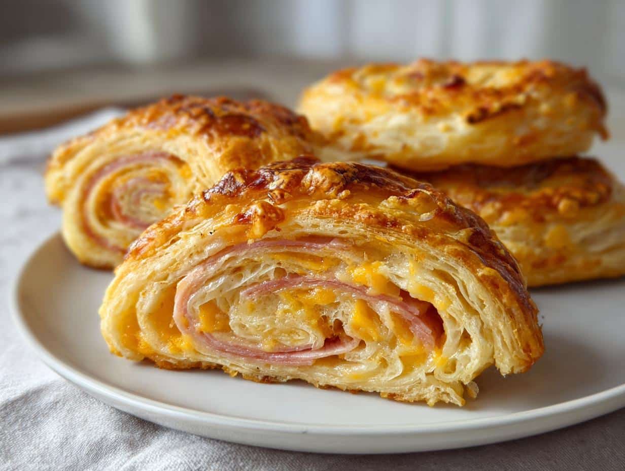 3-Ingredient Ham and Cheese Pinwheels Are Irresistible Bliss