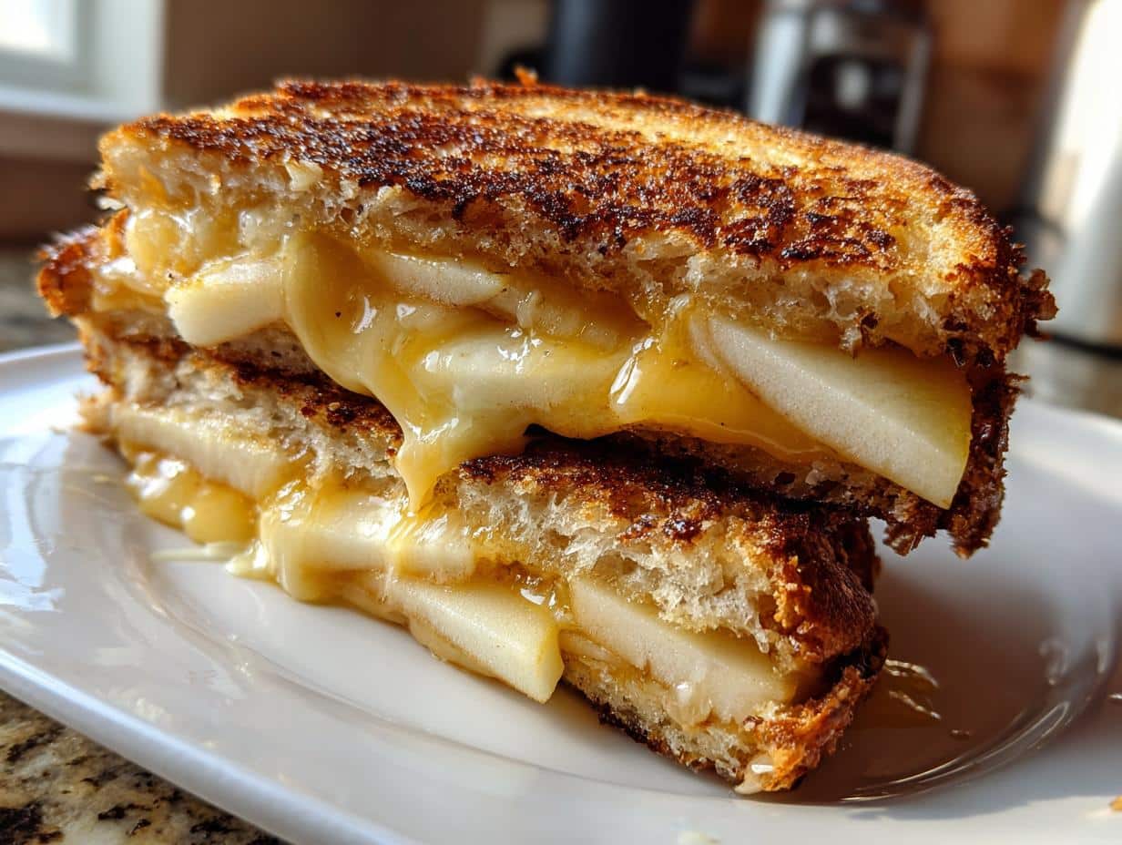 Irresistible Honeycrisp Apple and Cheddar Grilled Cheese Recipe