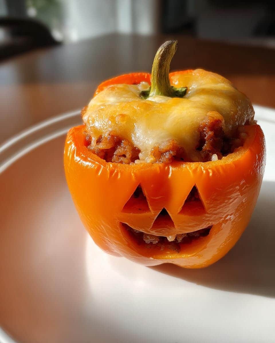 Irresistible Jack-o'-Lantern Stuffed Bell Peppers: 4 Spooky Secrets 7 Jack-o'-Lantern Stuffed Bell Peppers - detail 1