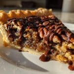 Kentucky Bourbon Pecan Pie with Chocolate Drizzle: 5-Star Dessert Magic 9 Kentucky Bourbon Pecan Pie with Chocolate Drizzle