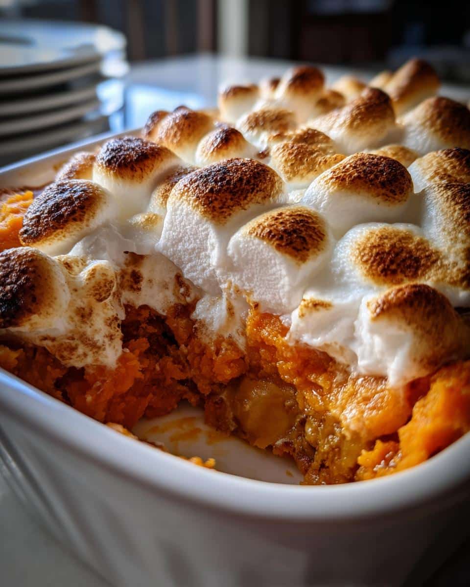 1 Amazing Loaded Sweet Potato Casserole with Marshmallows Magic 10 Loaded Sweet Potato Casserole with Marshmallows - detail 4