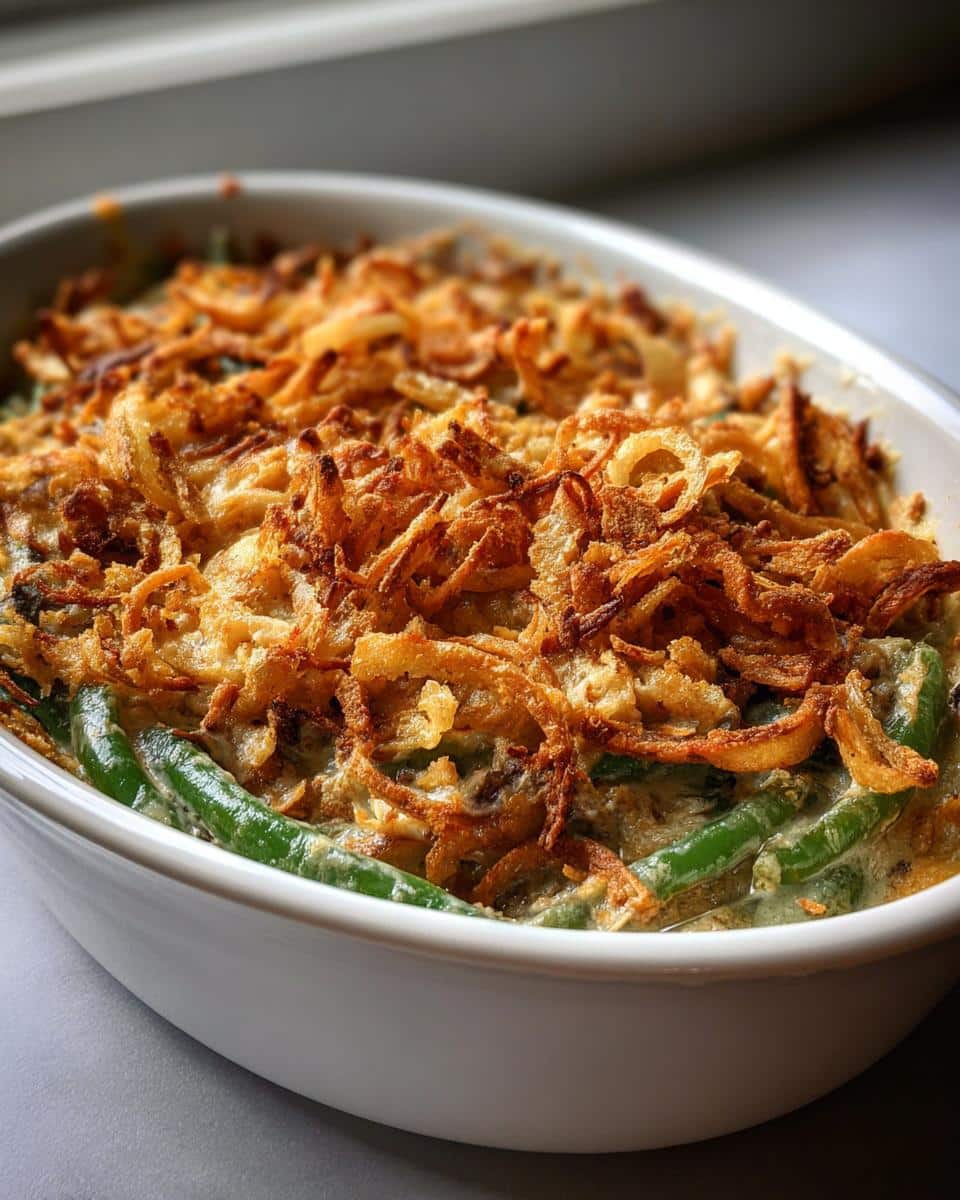 20-Minute Make-Ahead Thanksgiving Green Bean Casserole Bliss 6 Make-Ahead Thanksgiving Green Bean Casserole - detail 1