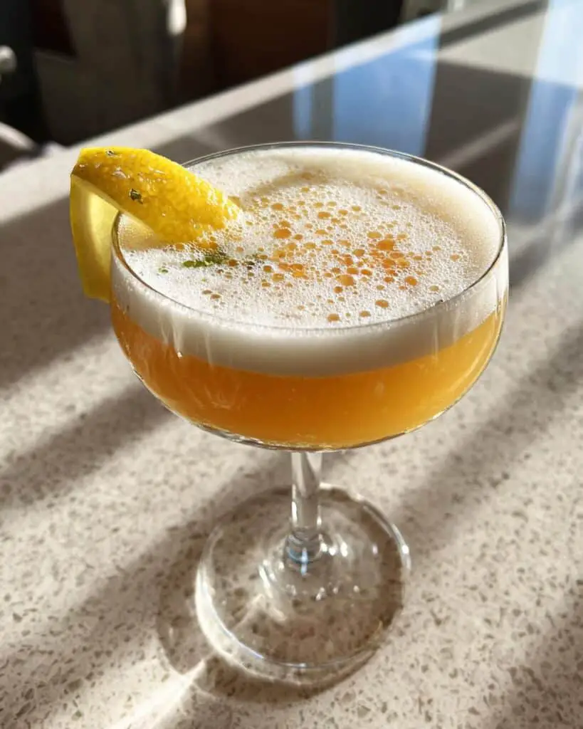 Velvety Maple Bourbon Sour: A 5-Minute Masterpiece That Steals Hearts 6 Maple Bourbon Sour with Fresh Lemon and Egg White