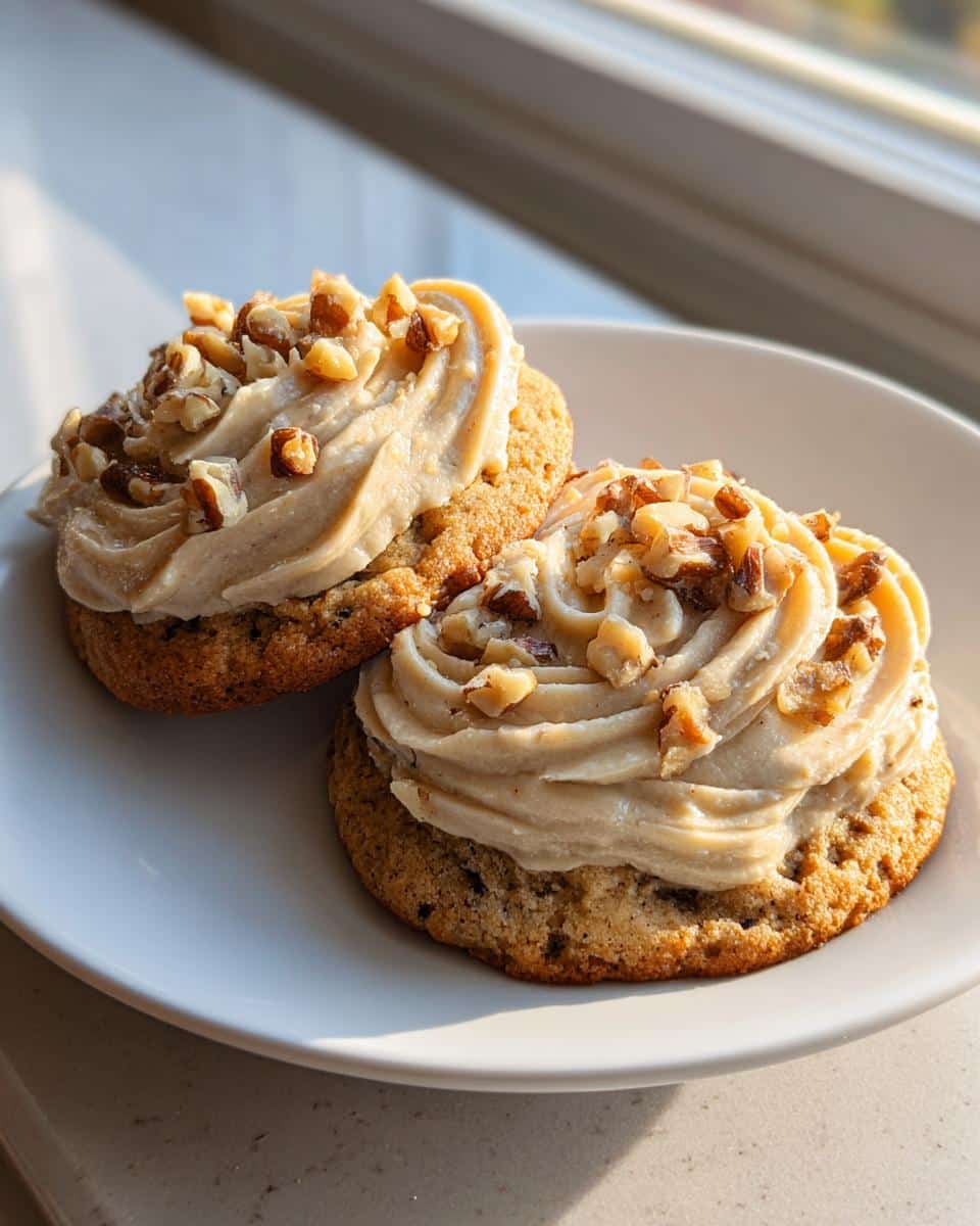 Irresistible Maple Walnut Cookies with Brown Butter Frosting 8 Maple Walnut Cookies with Brown Butter Frosting - detail 2