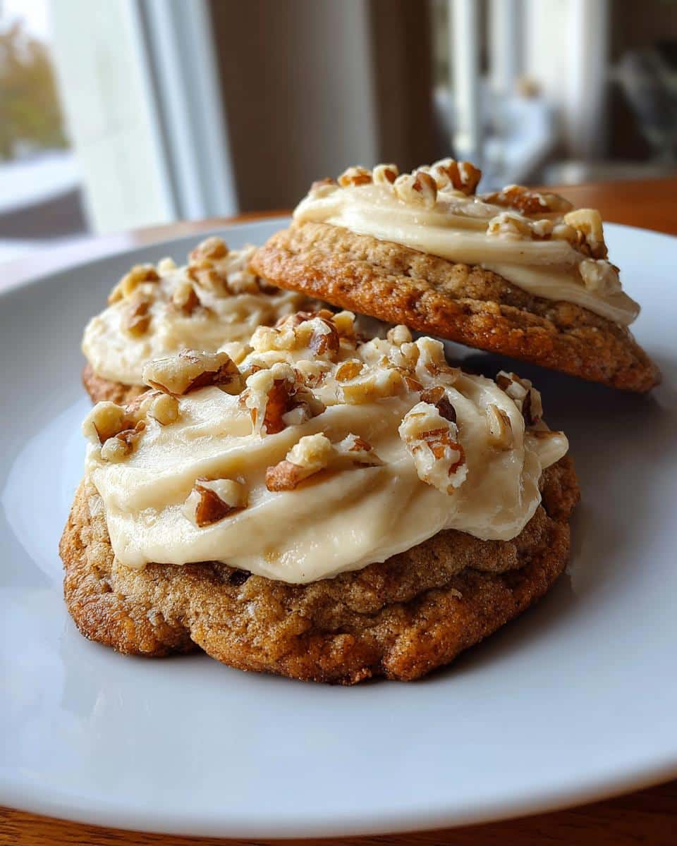 Irresistible Maple Walnut Cookies with Brown Butter Frosting 10 Maple Walnut Cookies with Brown Butter Frosting - detail 4