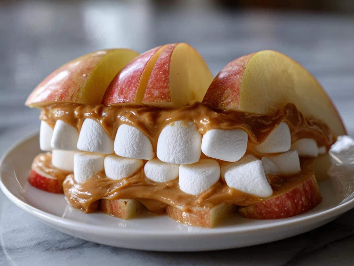 15-Minute Monster Mouth Apple Slices That Kids Adore