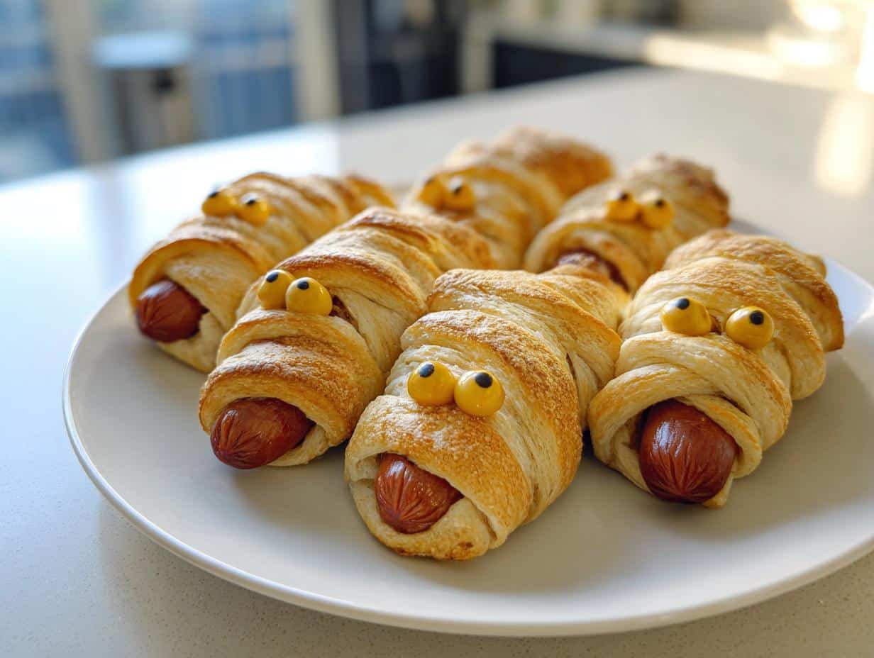 8-Ingredient Mummy Hot Dogs: Spooky, Simple, & Delightful