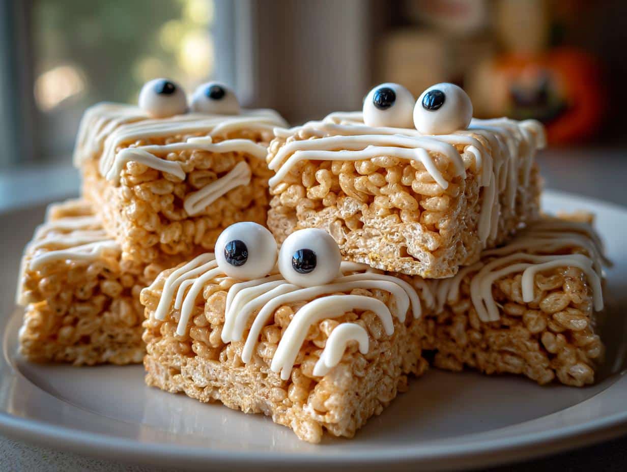 Spooky-Cute Mummy Rice Krispie Treats in 20 Minutes