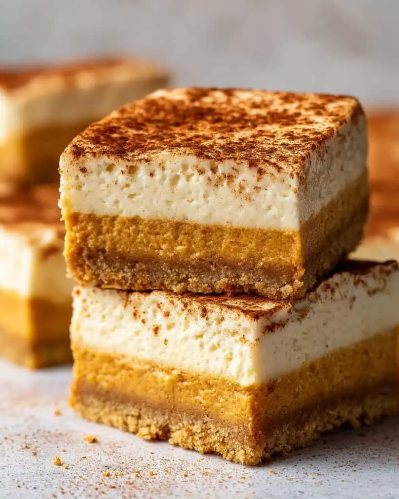 25-Minute No-Bake Pumpkin Cheesecake Bars You’ll Crave! 7 No-Bake Pumpkin Cheesecake Bars with Graham Cracker Crust