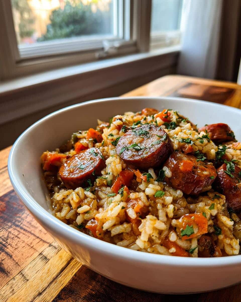 One-Pot Sausage and Rice - detail 1