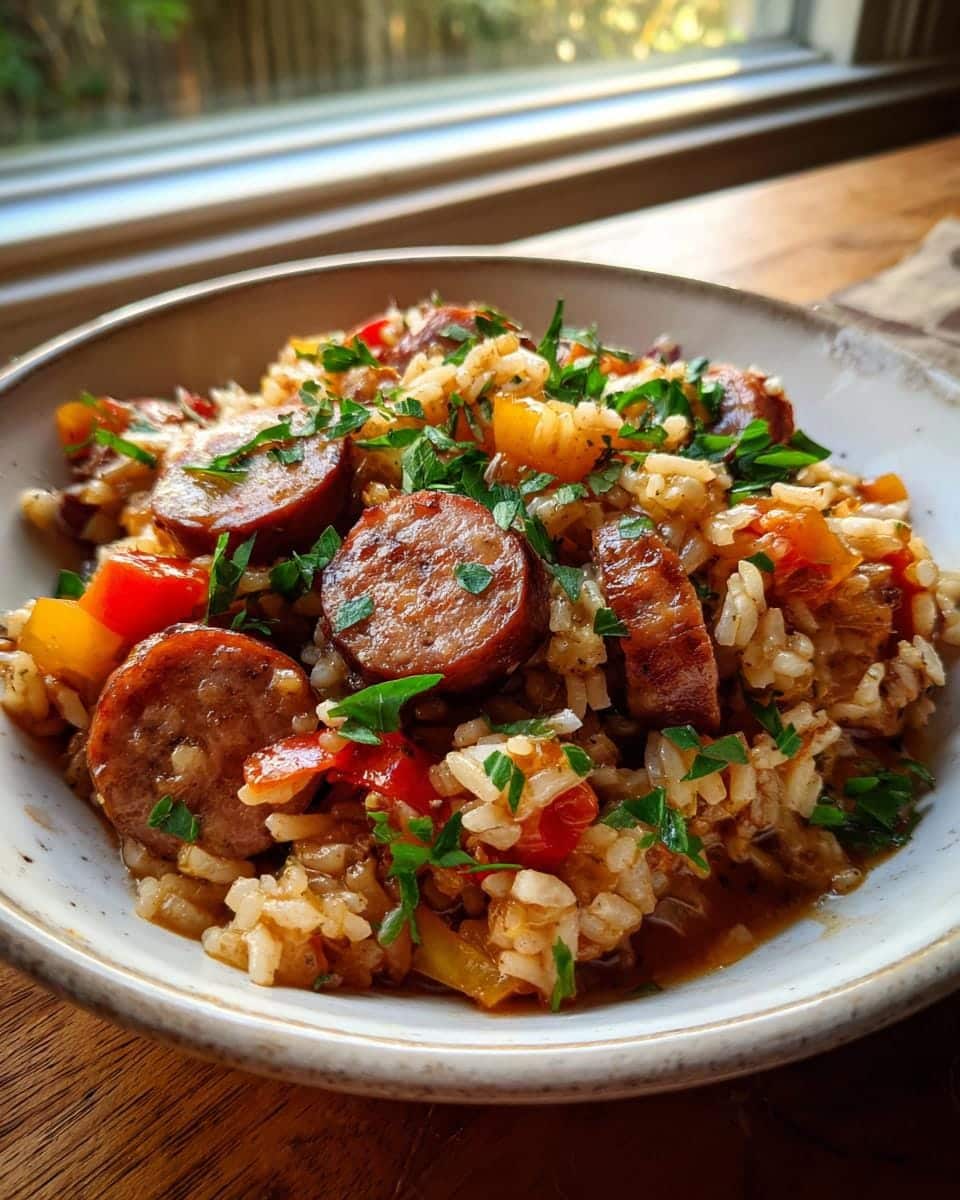 One-Pot Sausage and Rice - detail 2