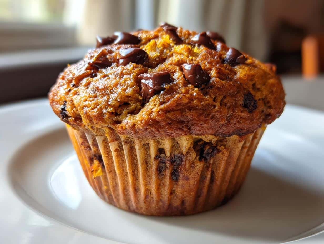 35-Minute Pumpkin Chocolate Chip Muffins – Irresistibly Moist