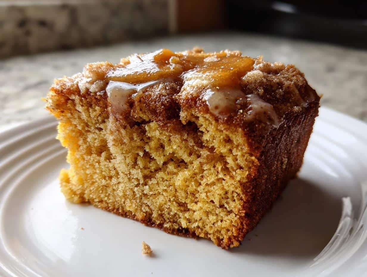 Heavenly Pumpkin Spice Coffee Cake with 5-Star Cinnamon Honey Butter