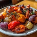 25-Minute Rainbow Roasted Fall Vegetables with Herbs—Easy Magic 11 Rainbow Roasted Fall Vegetables with Herbs