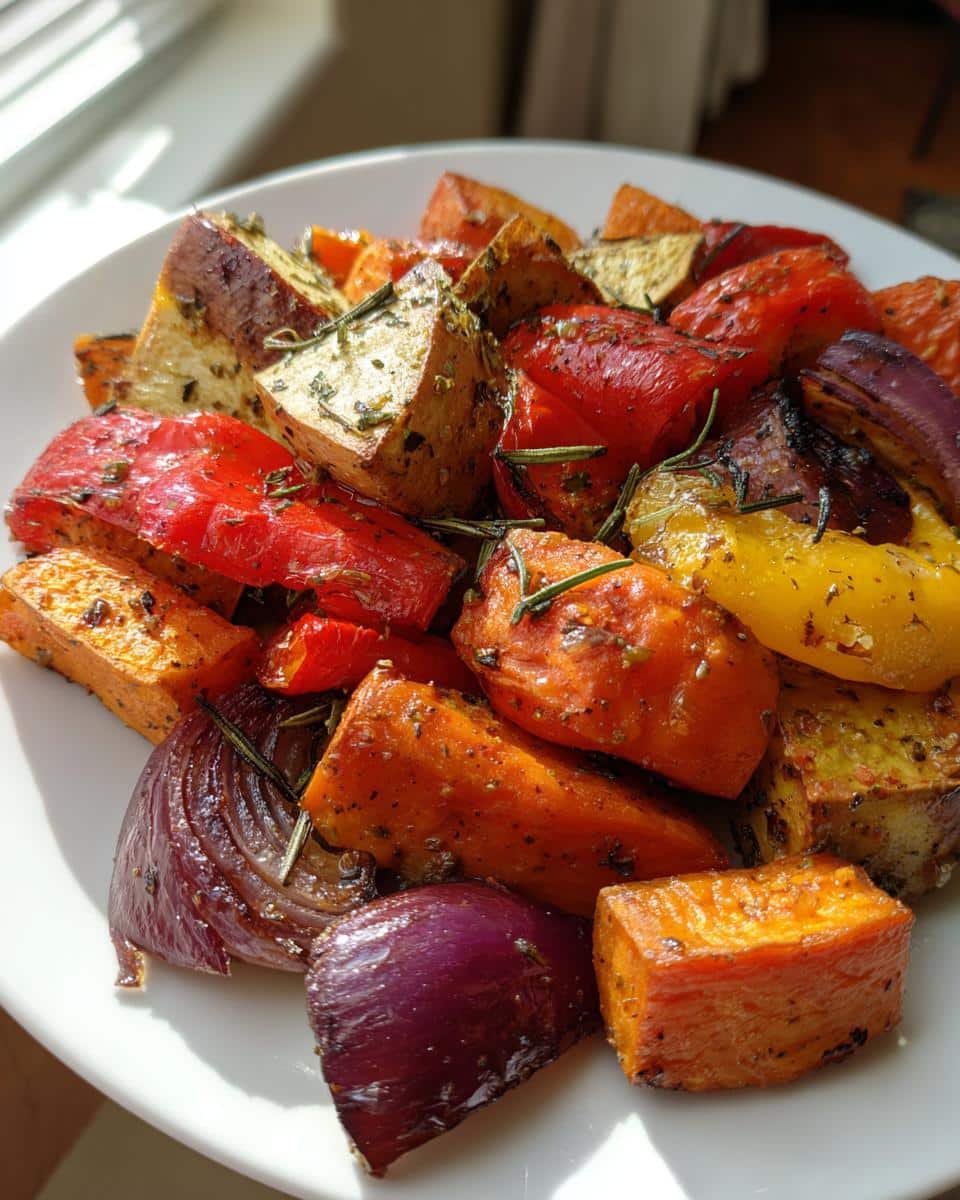 25-Minute Rainbow Roasted Fall Vegetables with Herbs—Easy Magic 10 Rainbow Roasted Fall Vegetables with Herbs - detail 4