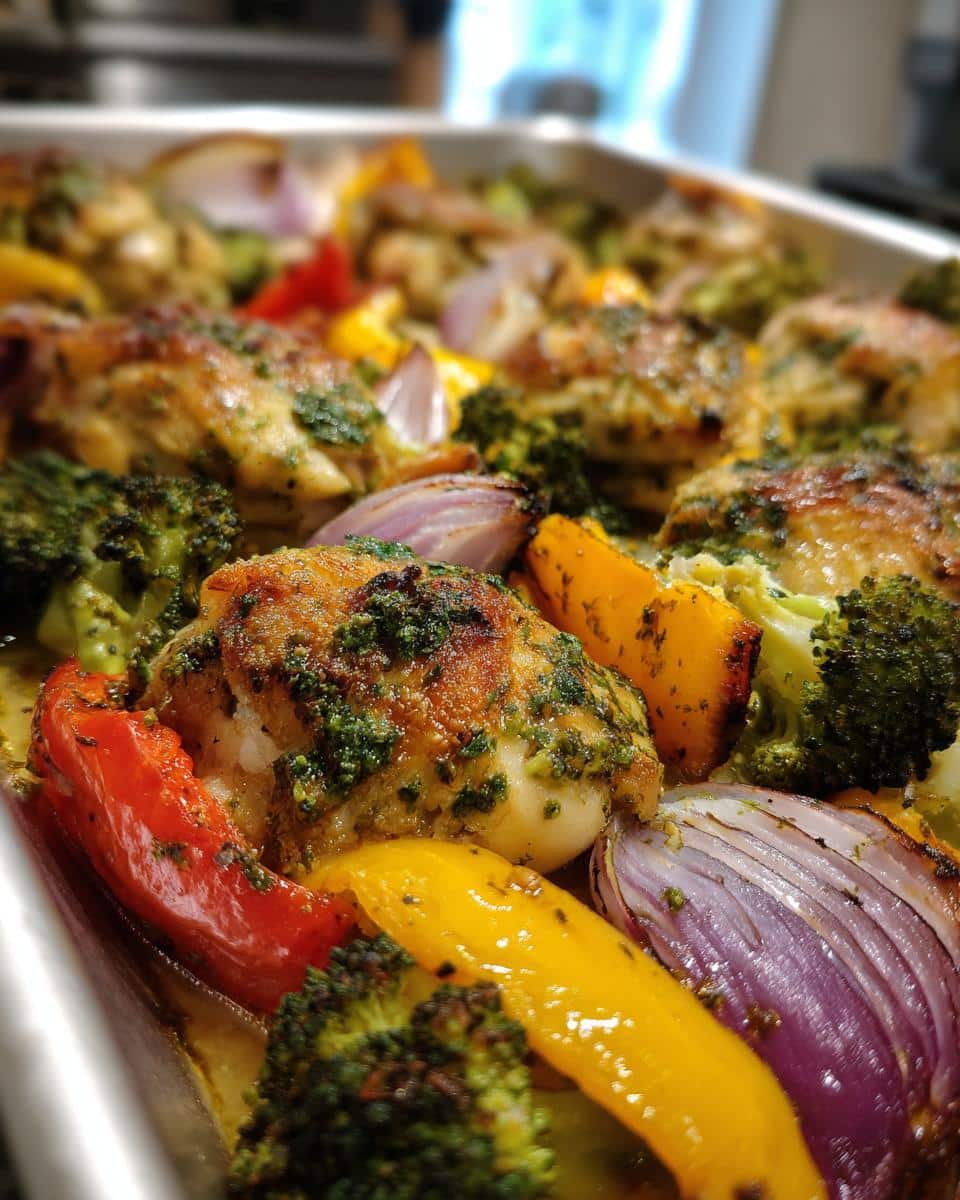 40-Minute Sheet Pan Lemon Herb Chicken Saves Dinner Lazy Nights 5 Sheet Pan Lemon Herb Chicken and Veggies - detail 1