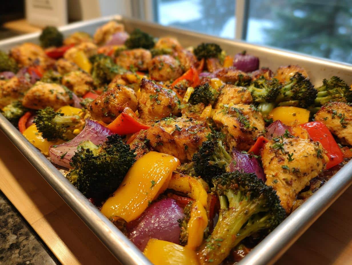 40-Minute Sheet Pan Lemon Herb Chicken Saves Dinner Lazy Nights