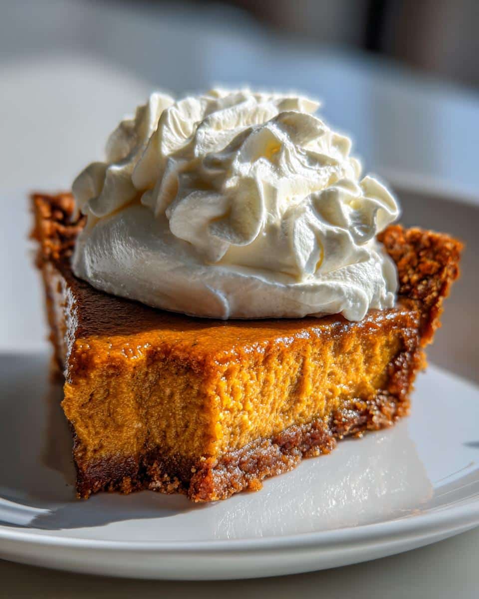 Silky Pumpkin Pie with Gingersnap Crust Recipe - 5 Secrets for Perfection 4 Silky Pumpkin Pie with Gingersnap Crust and Whipped Cream - detail 1