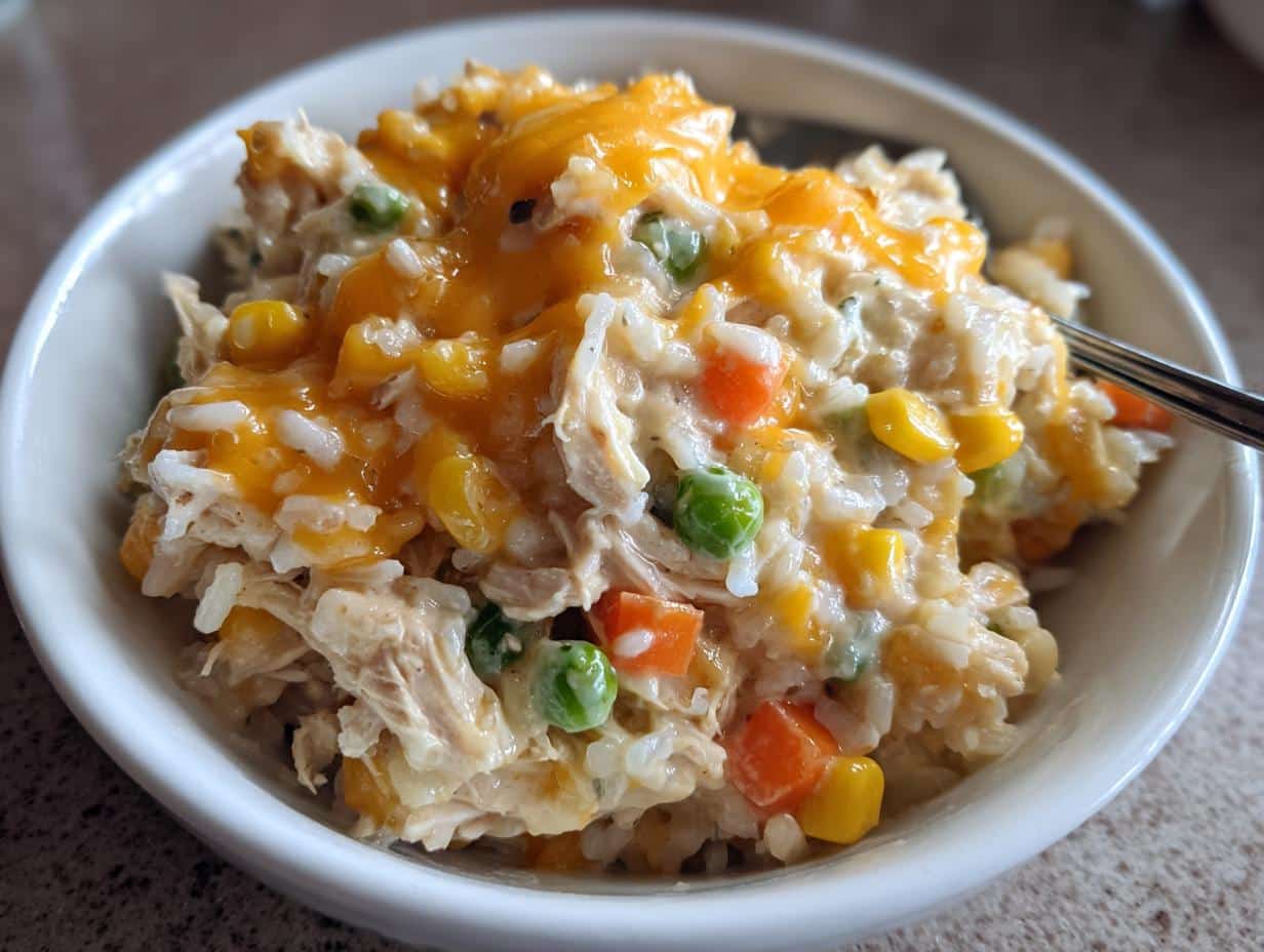 Irresistible Slow Cooker Creamy Chicken and Rice in 4 Hours