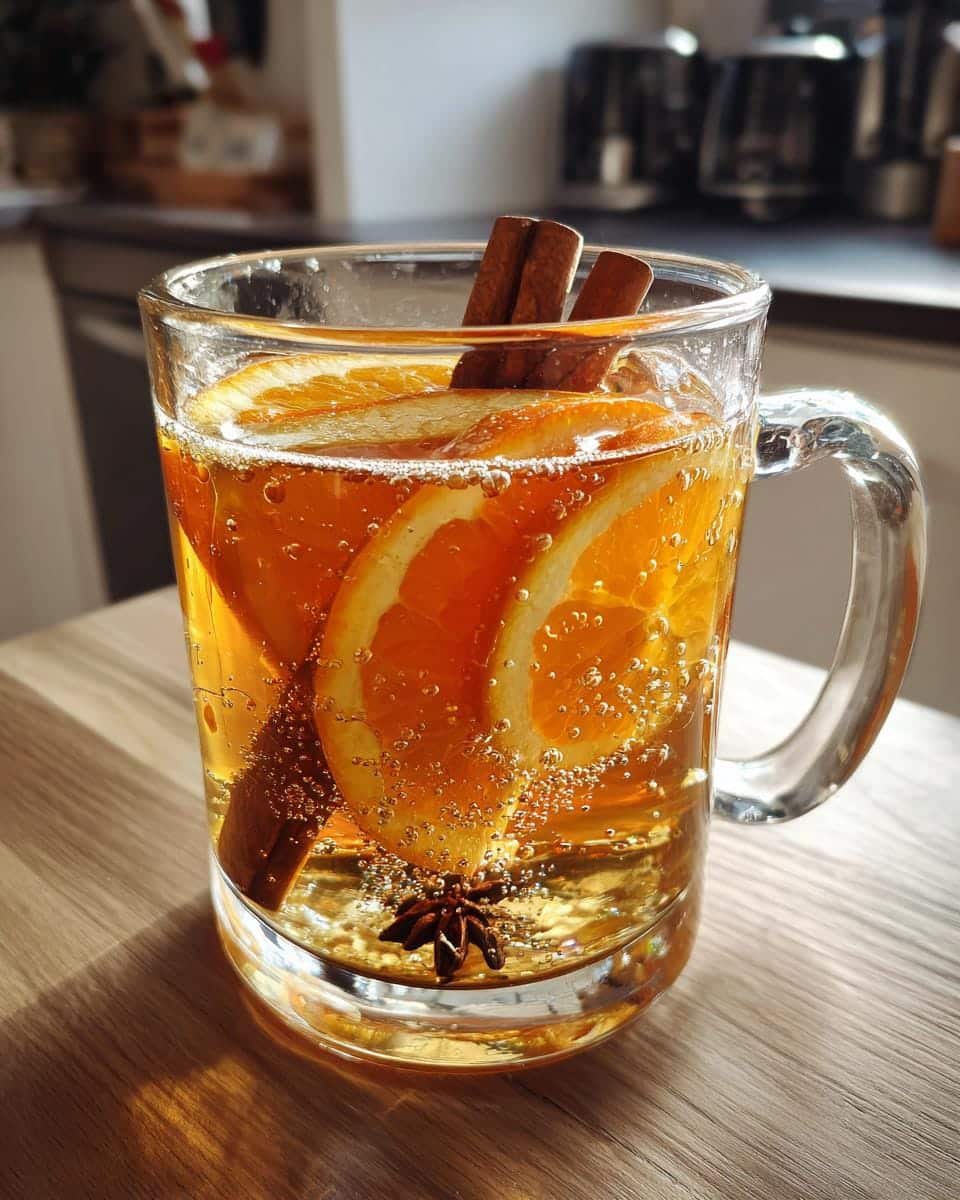 Slow Cooker Spiced Apple Cider: 4-Hour Cozy Delight! 8 Slow Cooker Spiced Apple Cider with Orange and Cinnamon - detail 2