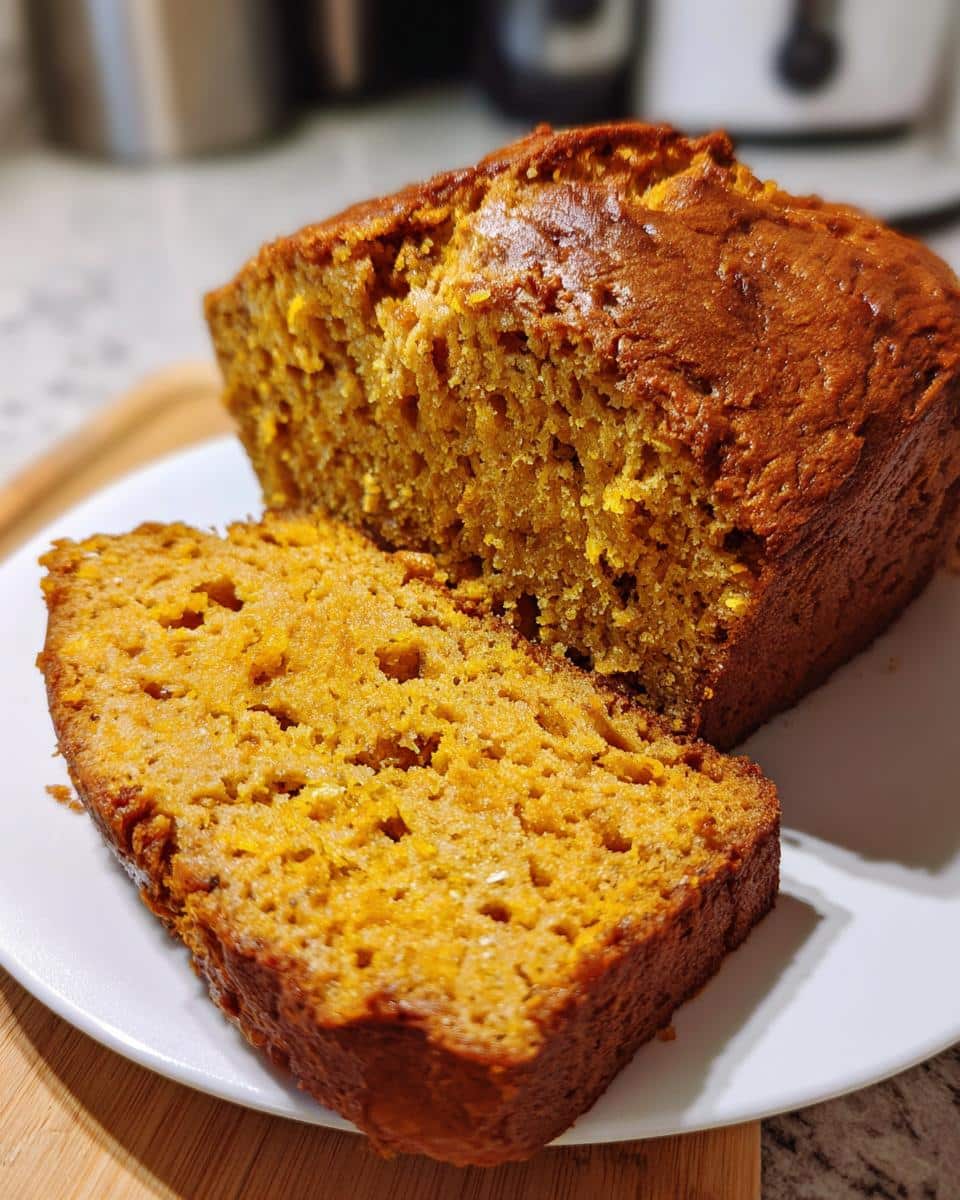 Irresistibly Soft Pumpkin Bread Recipe in Just 1 Bowl 6 Soft Pumpkin Bread. - detail 1