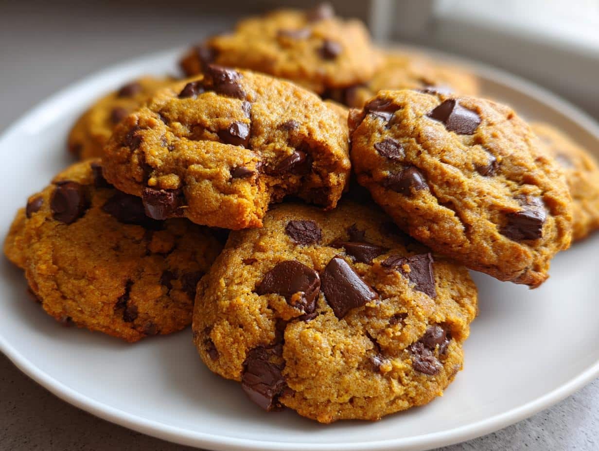 Irresistible Soft Pumpkin Chocolate Chip Cookies in 25 Minutes