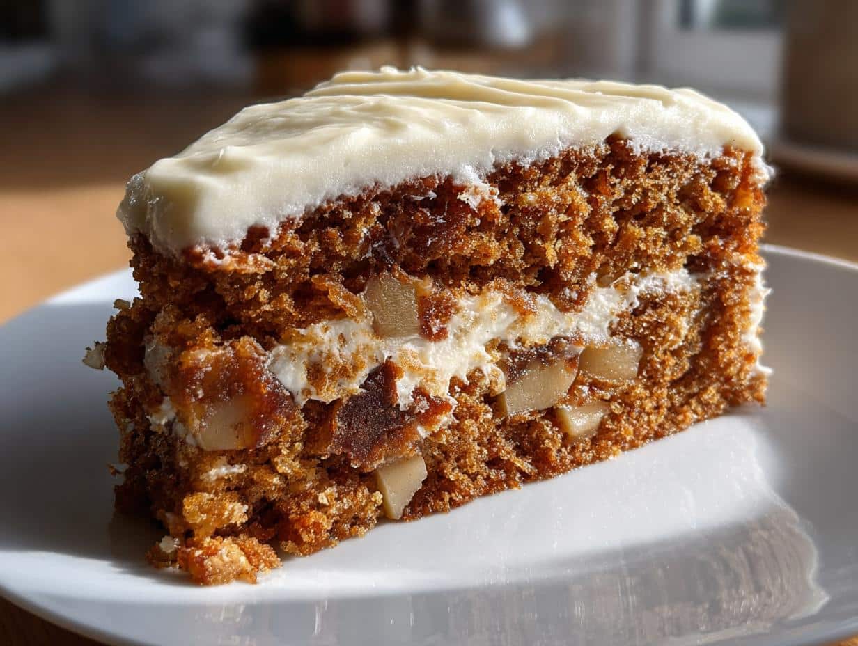 Irresistible Spiced Apple Cake with Cream Cheese Frosting Recipe