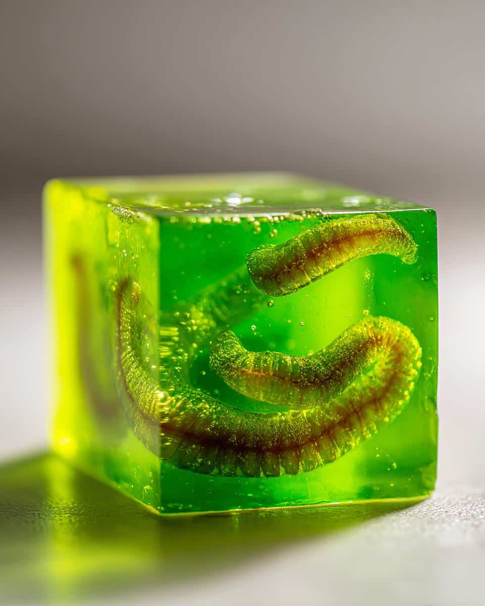 "5-Minute Spooky Worm Halloween Jello That’ll Haunt Your Party" 6 Spooky Worm Halloween Jello. - detail 1