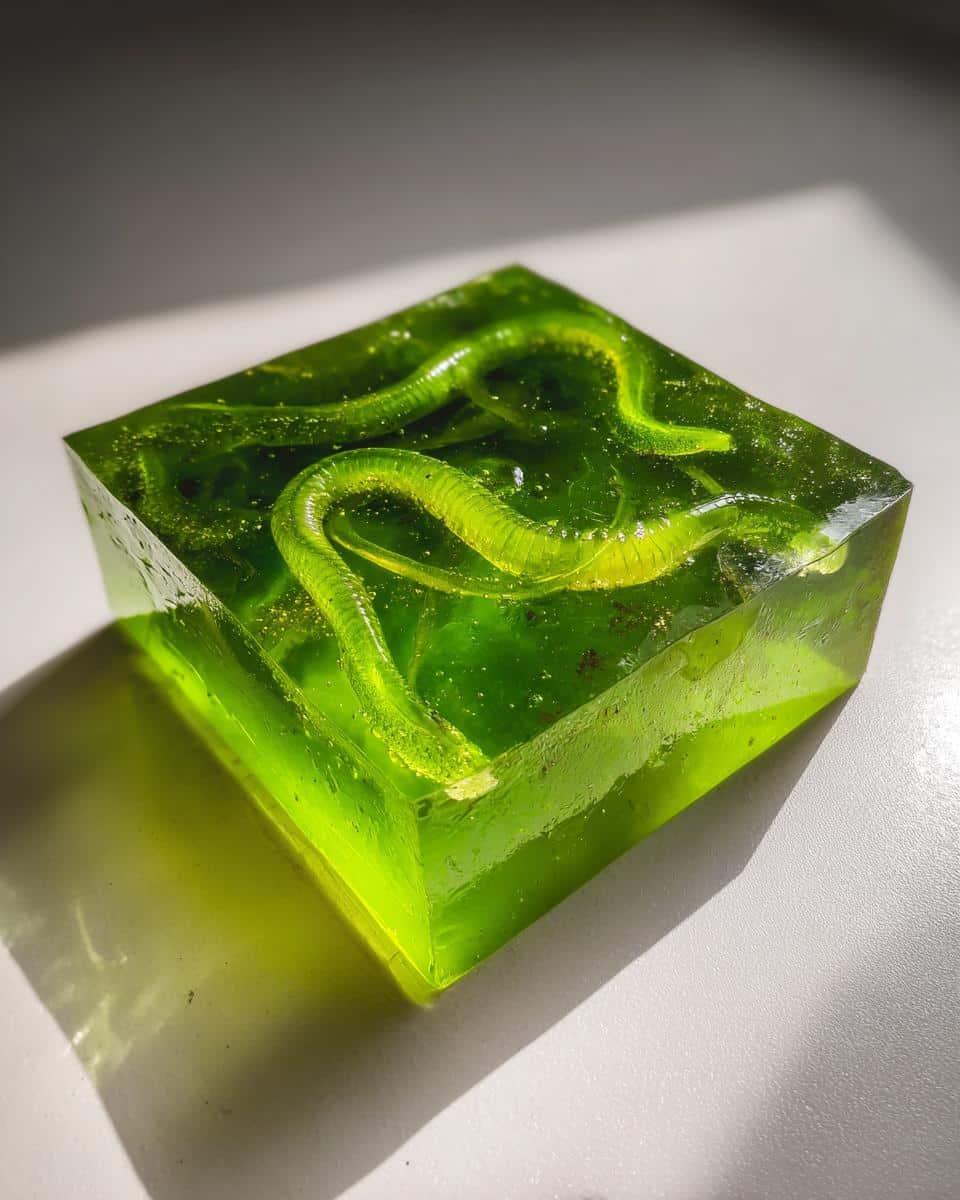 "5-Minute Spooky Worm Halloween Jello That’ll Haunt Your Party" 7 Spooky Worm Halloween Jello. - detail 2