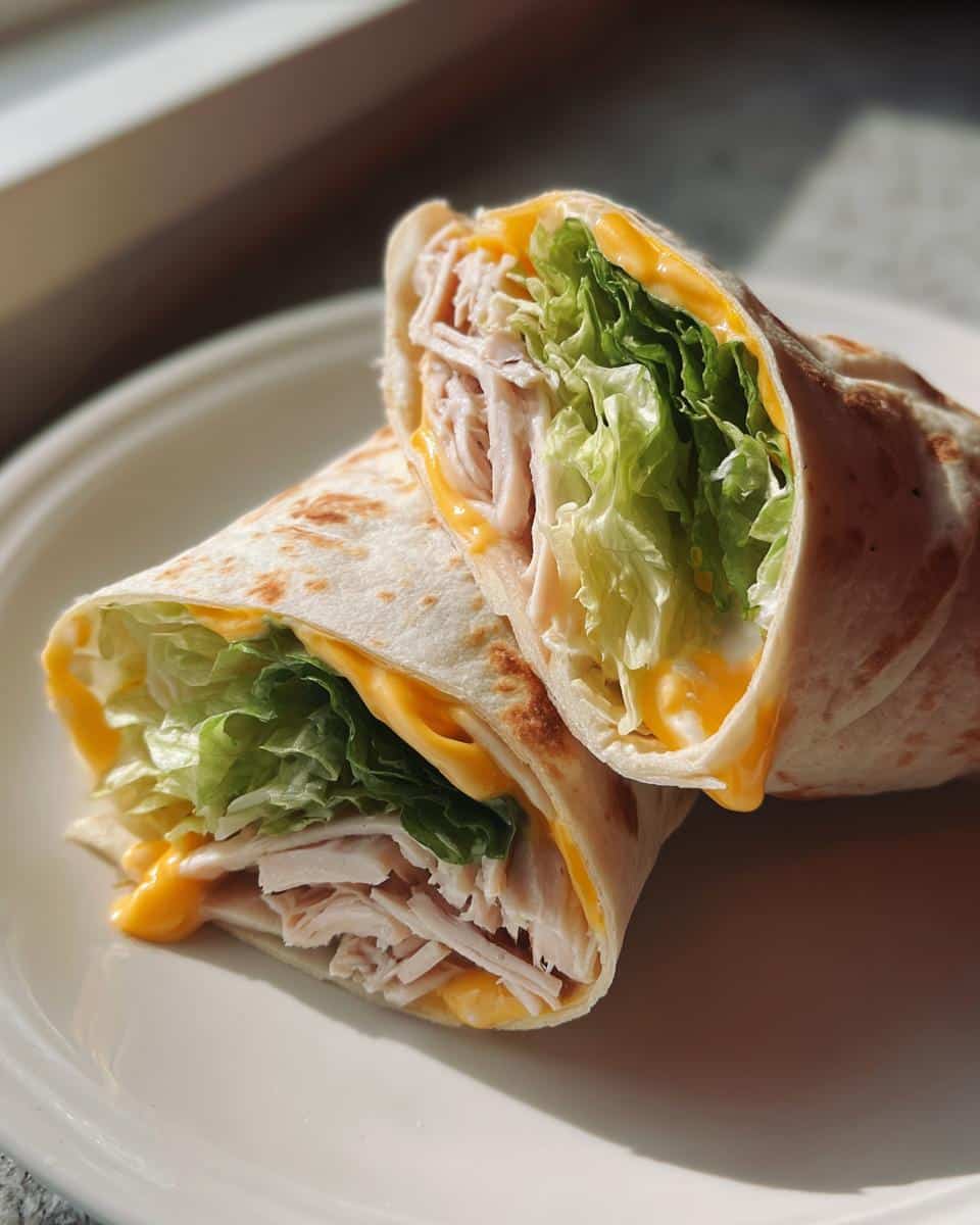 Irresistible 5-Minute Turkey Cheese Wraps You'll Crave 6 Turkey Cheese Wraps. - detail 1