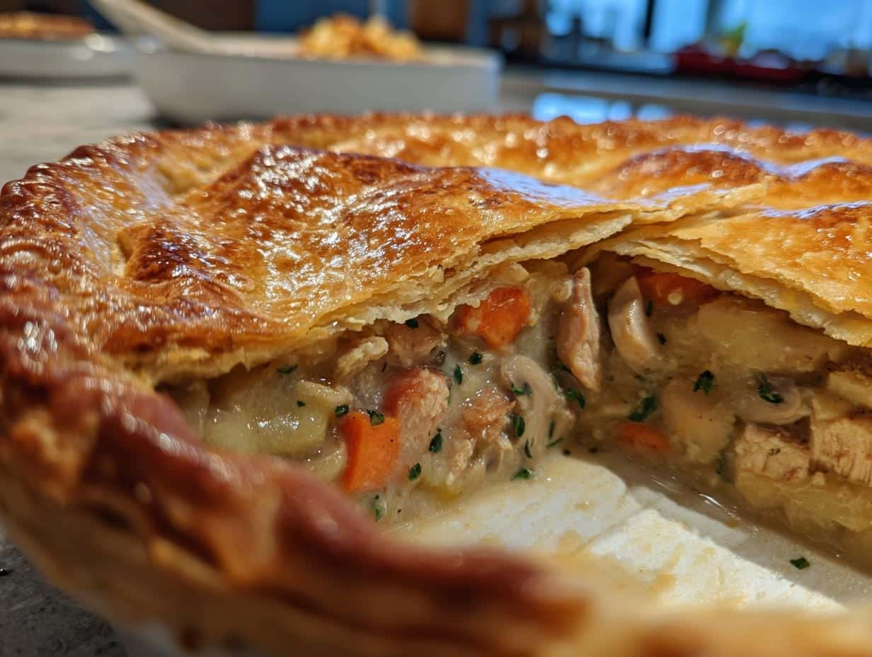 Hearty Turkey and Mushroom Pot Pie Recipe That’ll Wow Your Family