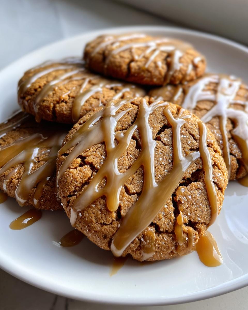 45 Insanely Delish Pumpkin Spice Latte Cookies You'll Crave 6 Ultimate Pumpkin Spice Latte Cookies with Brown Butter Glaze - detail 1