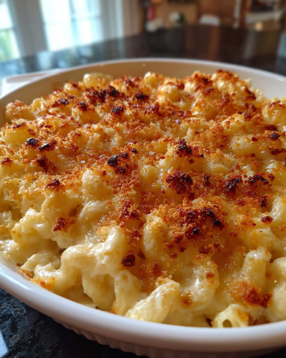 Divine Three-Cheese Mac and Cheese with Epic Crispy Topping 5 Ultimate Three-Cheese Mac and Cheese with Breadcrumb Topping - detail 1