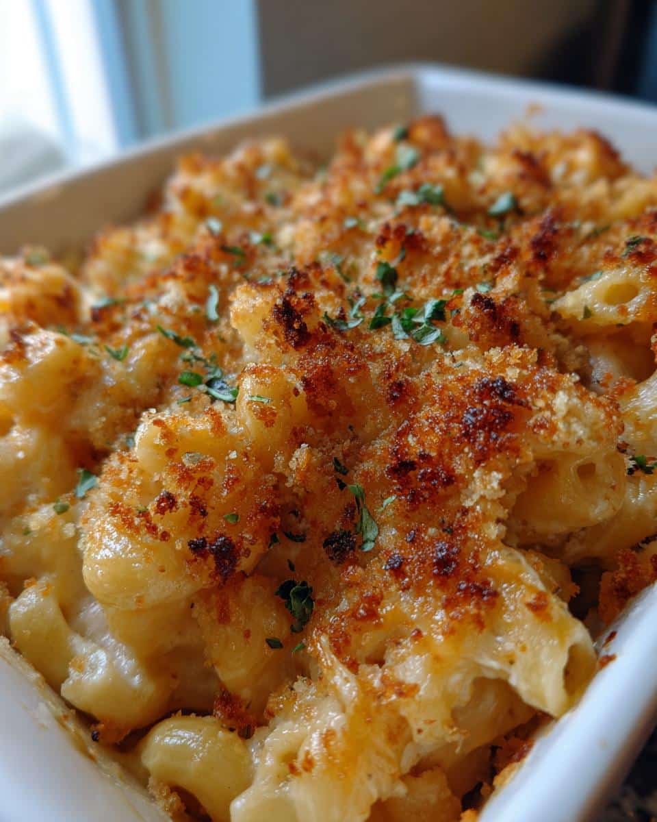 Divine Three-Cheese Mac and Cheese with Epic Crispy Topping 6 Ultimate Three-Cheese Mac and Cheese with Breadcrumb Topping - detail 2