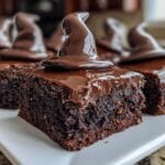 Magical Witch Hat Brownies with Chocolate Ganache in Just 3 Steps 9 Witch Hat Brownies with Chocolate Ganache