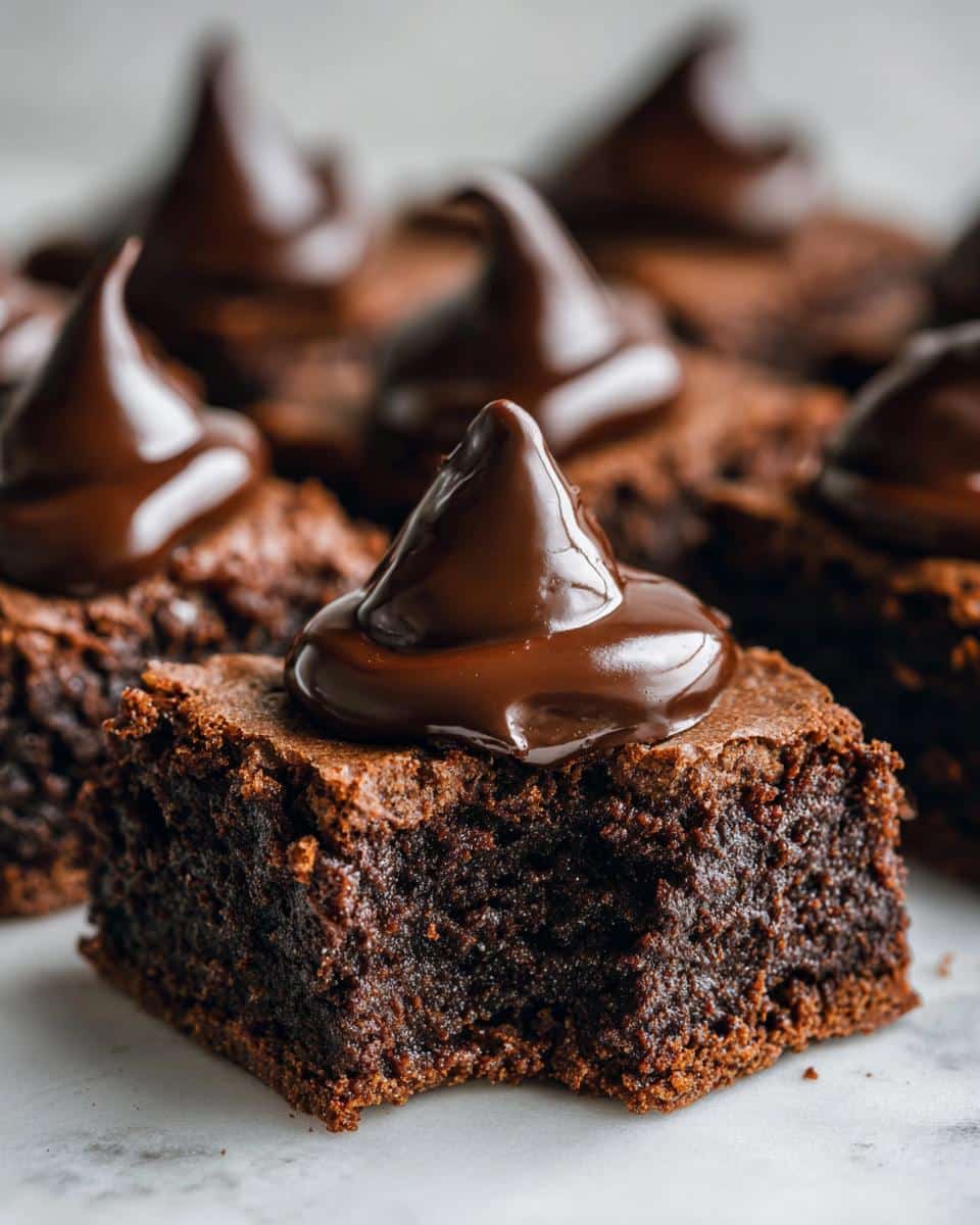 Magical Witch Hat Brownies with Chocolate Ganache in Just 3 Steps 8 Witch Hat Brownies with Chocolate Ganache - detail 3