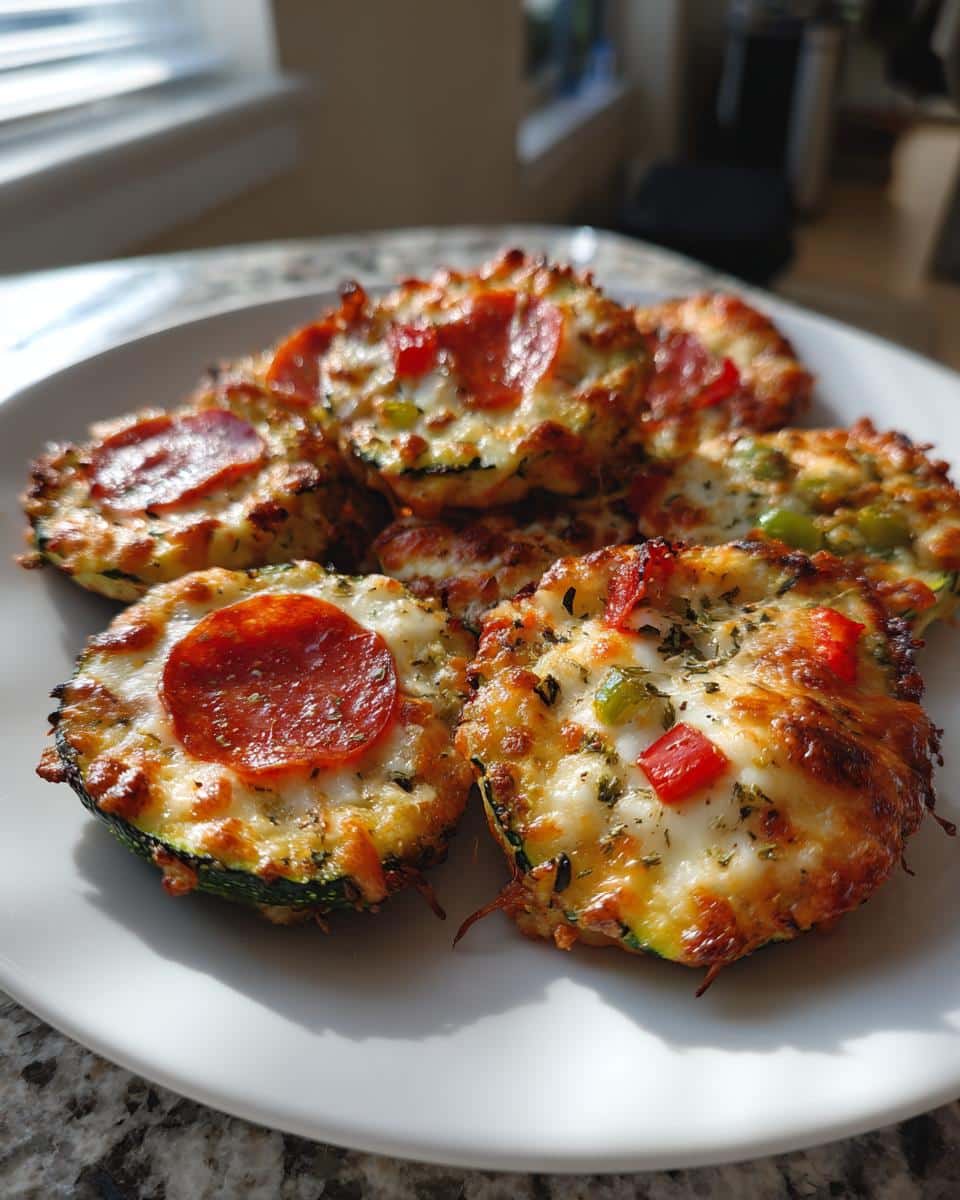 Zucchini Pizza Bites - detail 2