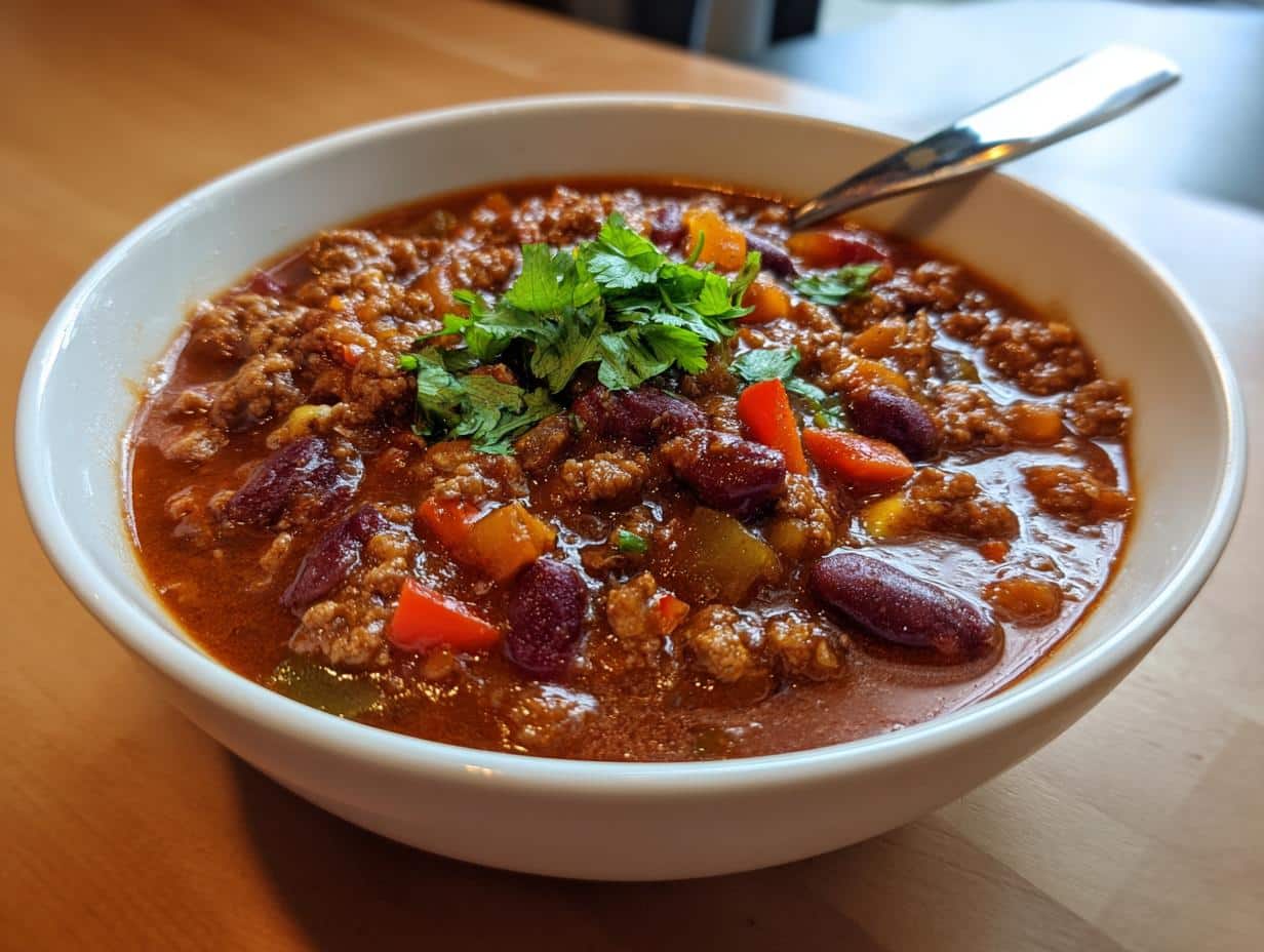 35-Minute Best Ground Beef Stovetop Chili That Slays Hunger