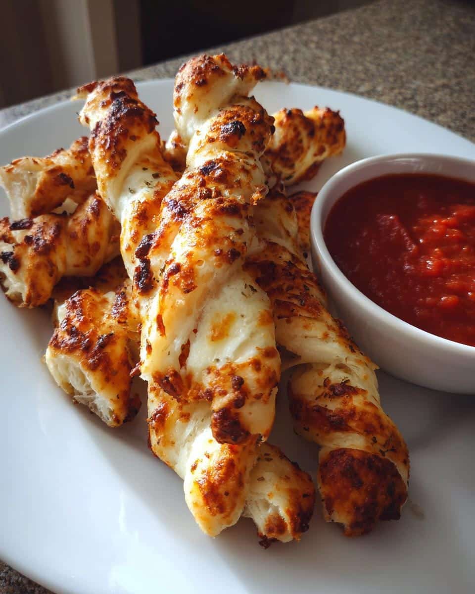 Cheesy Halloween Breadstick Bones - 22-Minute Spooky Delight 7 Cheesy Halloween Breadstick Bones with Marinara Blood for Dipping - detail 2