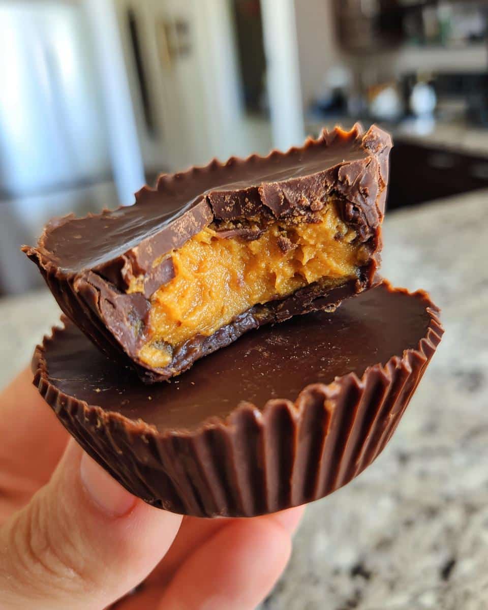Dairy Free Chocolate Pumpkin Butter Cups - detail 3