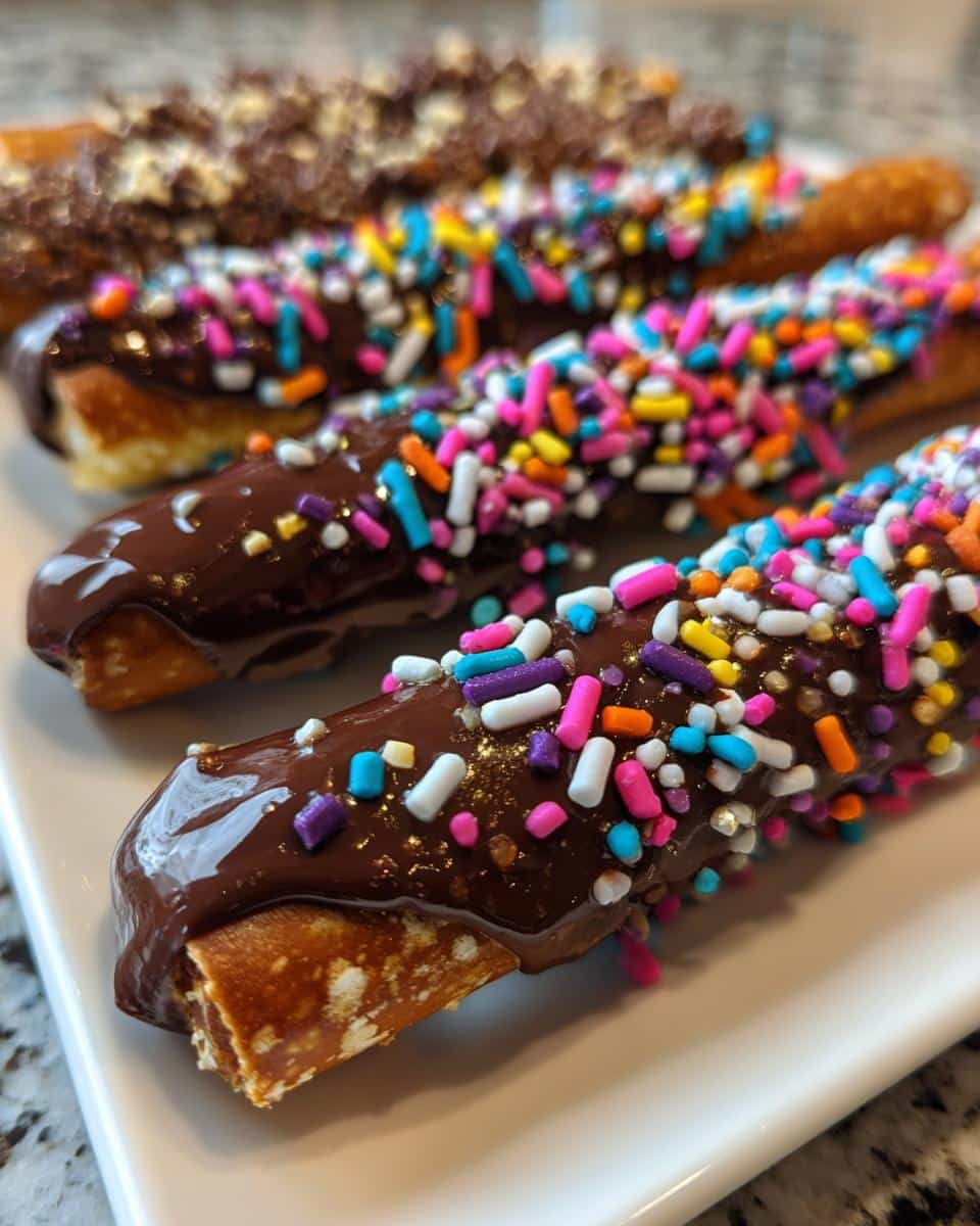 Decorated Pretzel Rods - detail 3