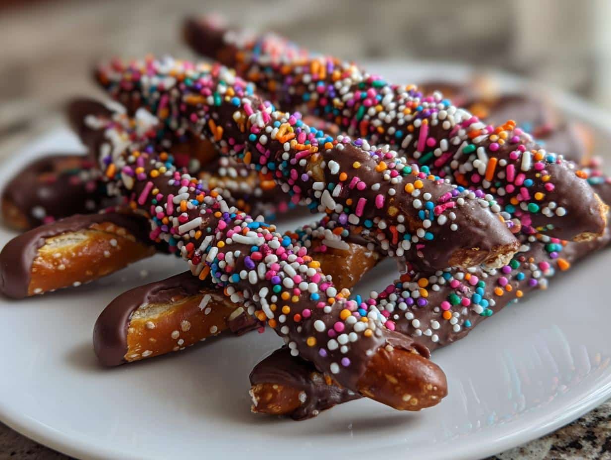 Irresistible 10-Ingredient Decorated Pretzel Rods You’ll Crave