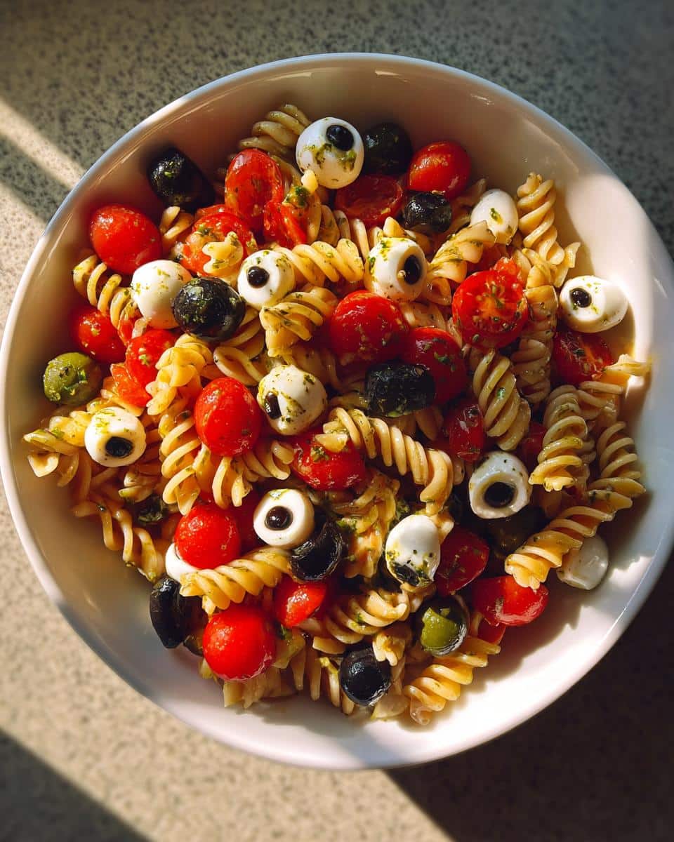 Easy Eyeball Pasta Salad - detail 1